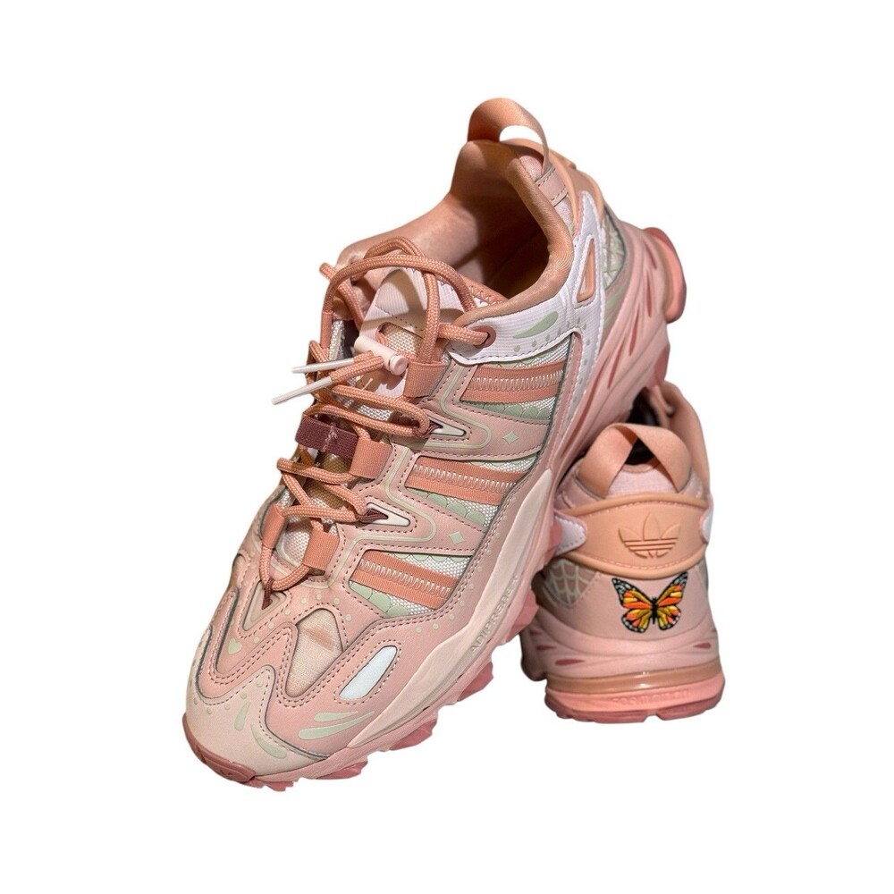 Adidas Hyperturf Adventure Shoes New Sneakers Men’s Size 10 Pink HP2496 Unique